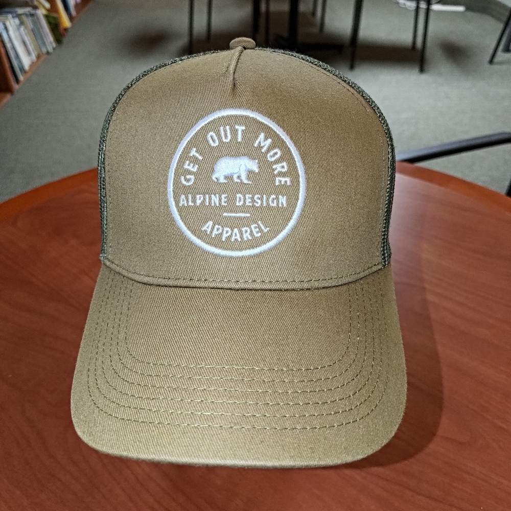 Get Out More Alpine Design Apparel Trucker Mesh Snapback Hat Cap